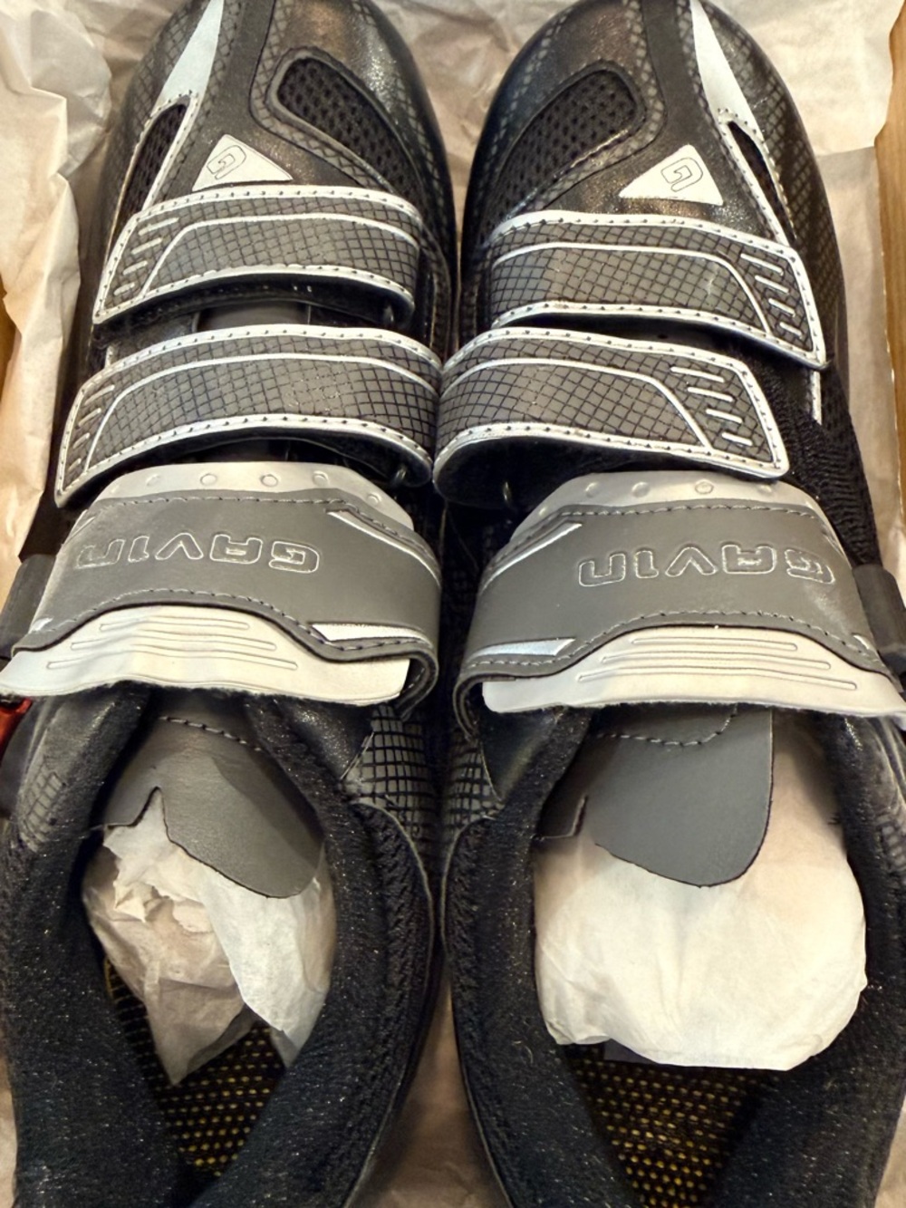Women's Elite Road Cycling Shoes - Black/Grey, Size 41
